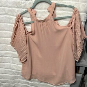 Light Pink Off Shoulder Blouse